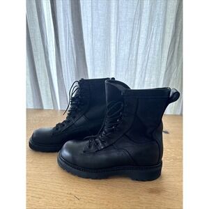 Bates Military Combat Boots Sz. 5.5 Black Leather Gore-Tex Waterproof 03-D-0321